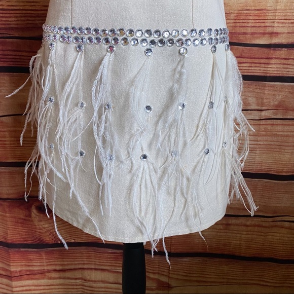 Couture by Twelve Sleeveless Feather Dress - Picture 5 of 8